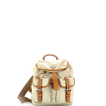 Prada Double Front Pocket Backpack