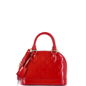 Louis Vuitton Alma Handbag Vernis Bb