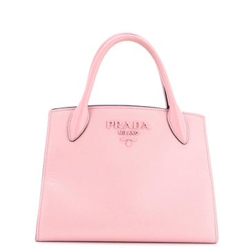 Prada Monochrome Tote Saffiano With City