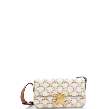 Celine Triomphe East-West Shoulder Bag