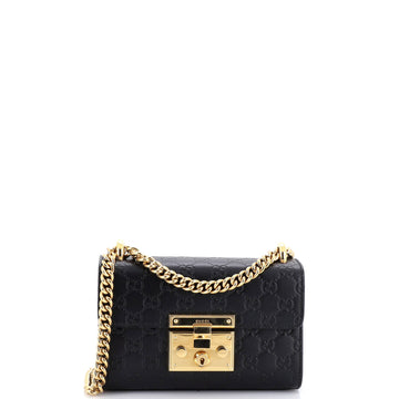 Padlock Shoulder Bag Guccissima Leather