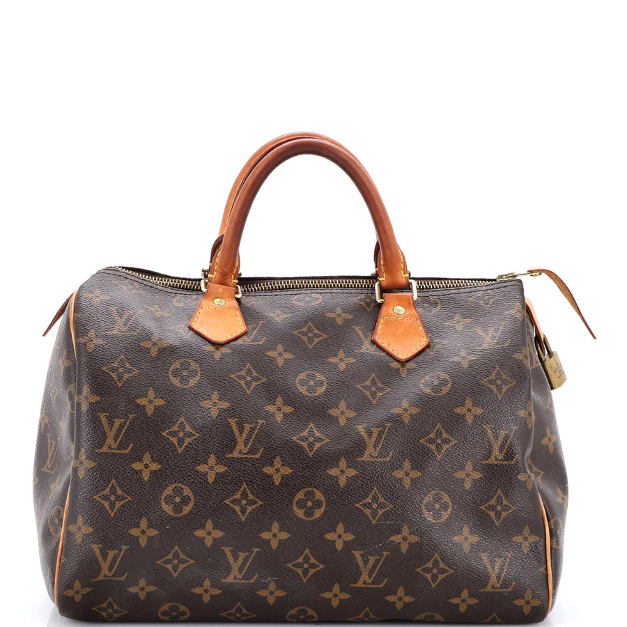 Louis Vuitton Speedy Handbag Canvas 30