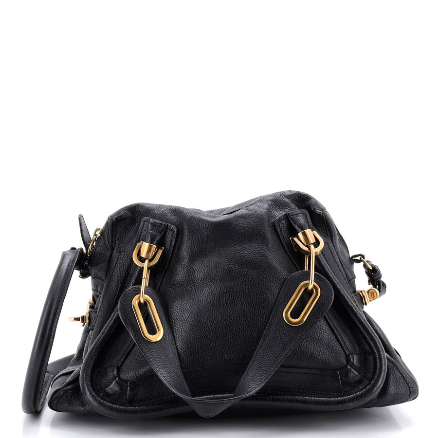 Chloe Paraty Handbag Quilted Leather