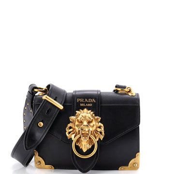 Prada Animalier Cahier Crossbody Bag