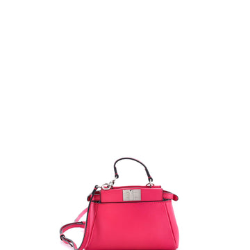 Fendi Peekaboo Bag Leather Micro