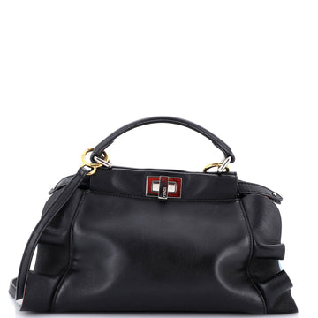 Fendi Wave Peekaboo Bag Leather Mini