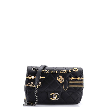 Chanel Coco Clips Flap Bag Embellished