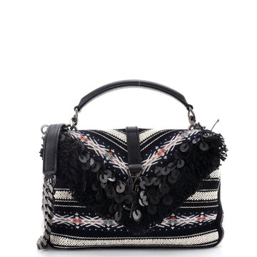 Saint Laurent Classic College Bag Canvas