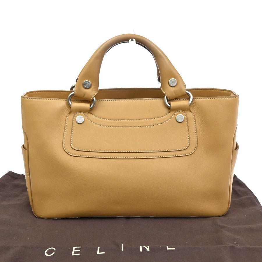 Celine Logo Macadam Boogie Hand Tote Bag