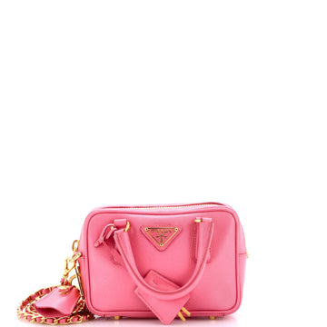 Prada Bauletto Bag Saffiano Leather Mini