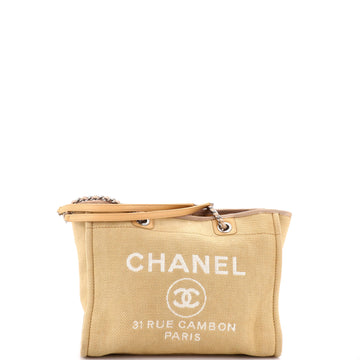 Chanel Deauville Nm Chain Handle Tote