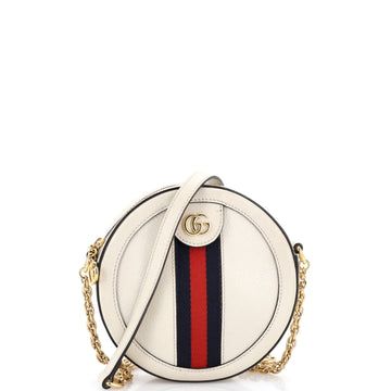Gucci Ophidia Round Shoulder Bag Leather