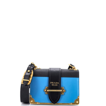 Prada Cahier Crossbody Bag Leather And