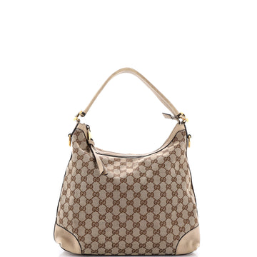 Gucci Miss Gg Hobo Canvas With