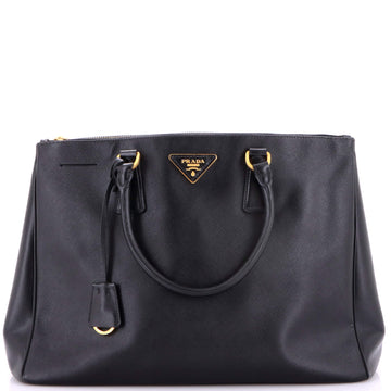 Prada Double Zip Lux Tote Saffiano