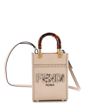 Fendi Sunshine Shopper Tote Leather With
