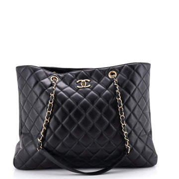 Chanel Classic Cc Shopping Tote Quilted
