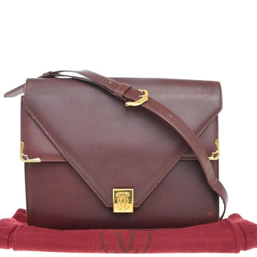 Must De Cartier 2C Logo Double Flap