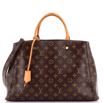 Louis Vuitton Montaigne Handbag Canvas