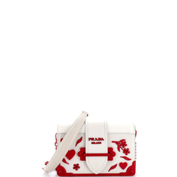Prada Cahier Crossbody Bag Embellished