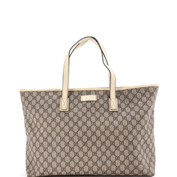 Gucci Plus Tote Gg Coated Canvas With