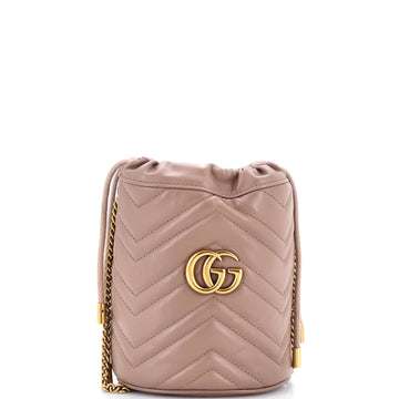 Gucci Gg Marmont Bucket Bag Matelasse