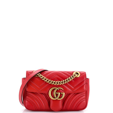 Gucci Gg Marmont Flap Bag Matelasse