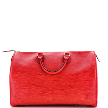 Louis Vuitton Speedy Handbag Epi Leather
