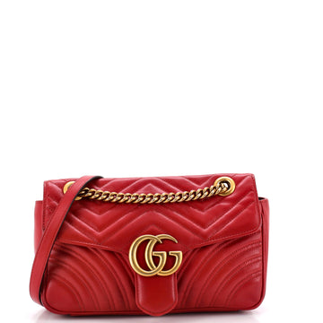 Gucci Gg Marmont Flap Bag Matelasse
