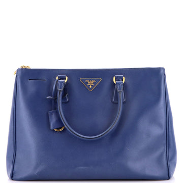 Prada Double Zip Lux Tote Saffiano