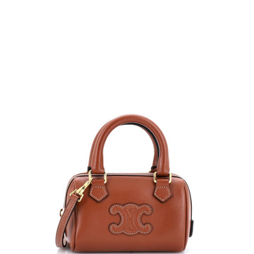 Celine Cuir Triomphe Boston Bag Leather
