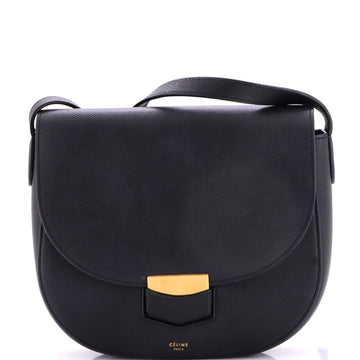 Celine Trotteur Crossbody Bag Grainy