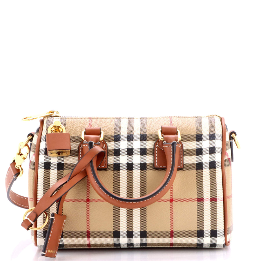 Burberry Bowling Bag Vintage Check