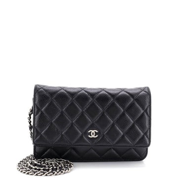 Chanel Wallet On Chain Quilted Caviar
