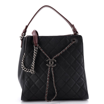 Chanel Top Handle Cc Drawstring Bucket
