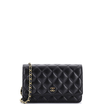 Chanel Wallet On Chain Quilted Caviar