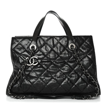 Chanel Crumpled Grained Calfskin Quilted