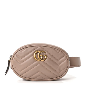 Gucci Calfskin Matelasse Gg Marmont Belt