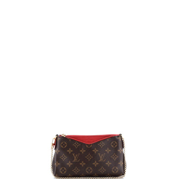 Louis Vuitton Pallas Clutch Canvas With