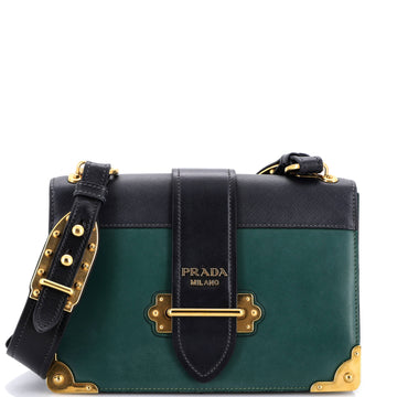 Prada Cahier Crossbody Bag Leather And