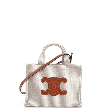 Celine Cabas Thais Tote Triomphe Striped