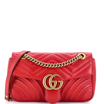 Gucci Gg Marmont Flap Bag Matelasse