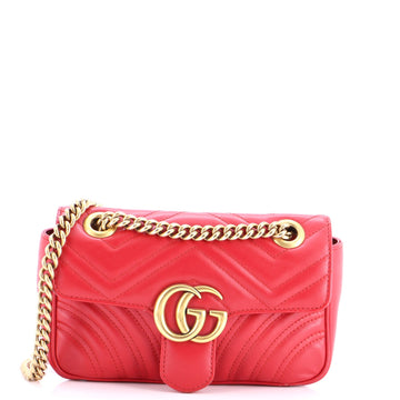 Gucci Gg Marmont Flap Bag Matelasse
