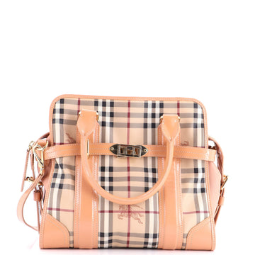 Burberry Minford Satchel Haymarket