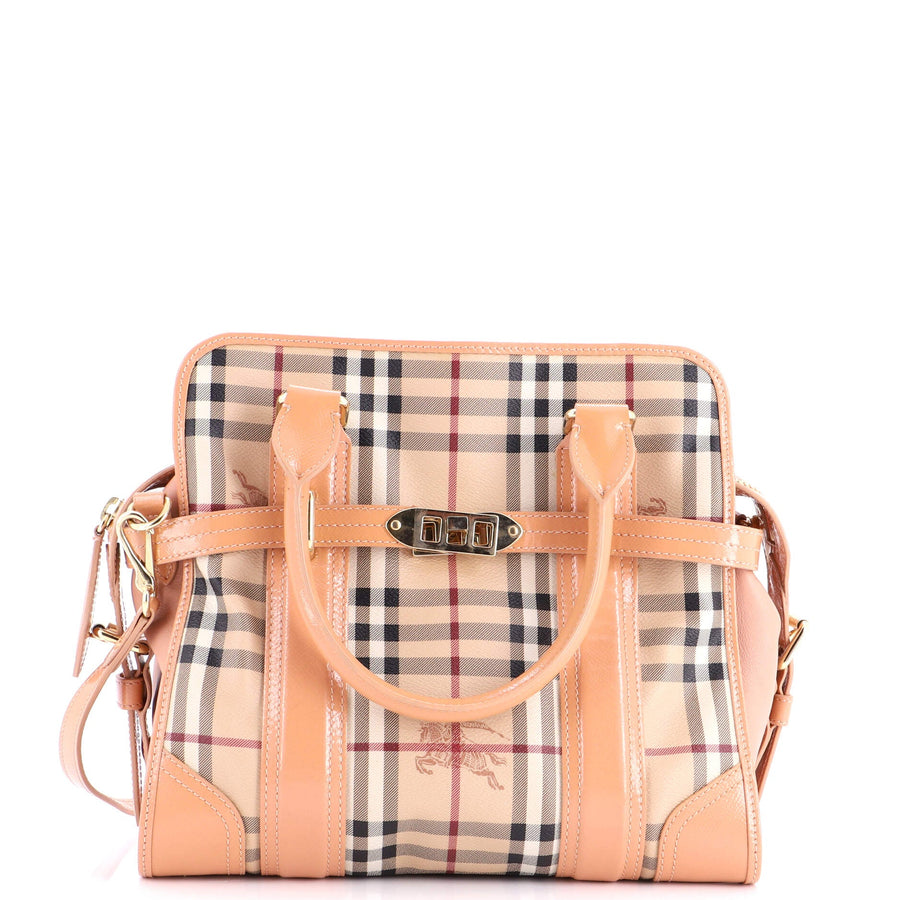 Burberry Minford Satchel Haymarket