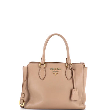 Prada Convertible Open Tote Saffiano