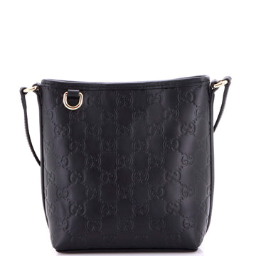 Gucci Gg Emblem Bucket Bag Debossed