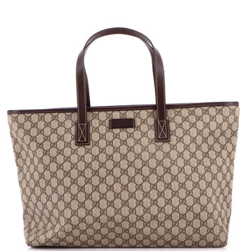 Gucci Plus Tote Gg Coated Canvas With