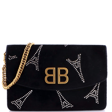Balenciaga Bb Round Wallet On Chain