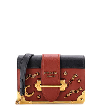 Prada Cahier Crossbody Bag Embellished